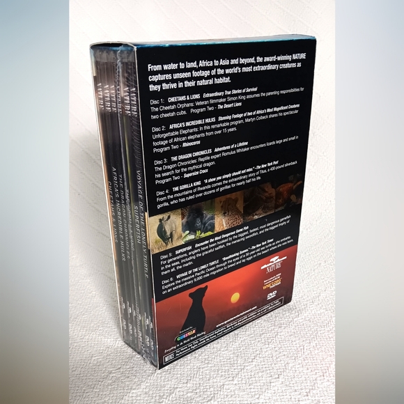 NWT Natural Extraordinary Animals 6 DVD Disc Series - Picture 2 of 8